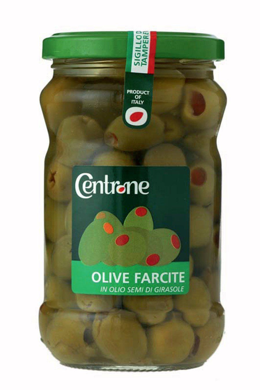 Stuffed olives in sunflower oil. Ml. 3100