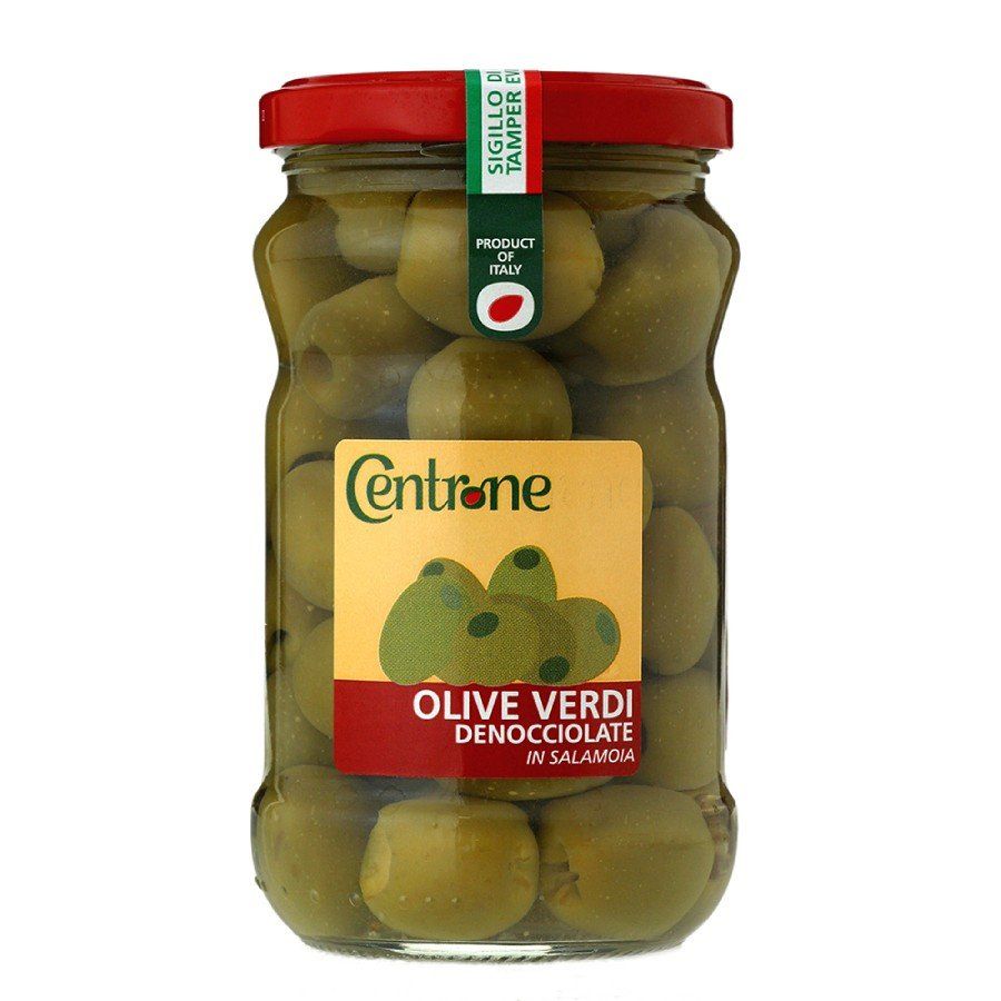 Pitted green olives in brine. Ml. 1700 e 3100