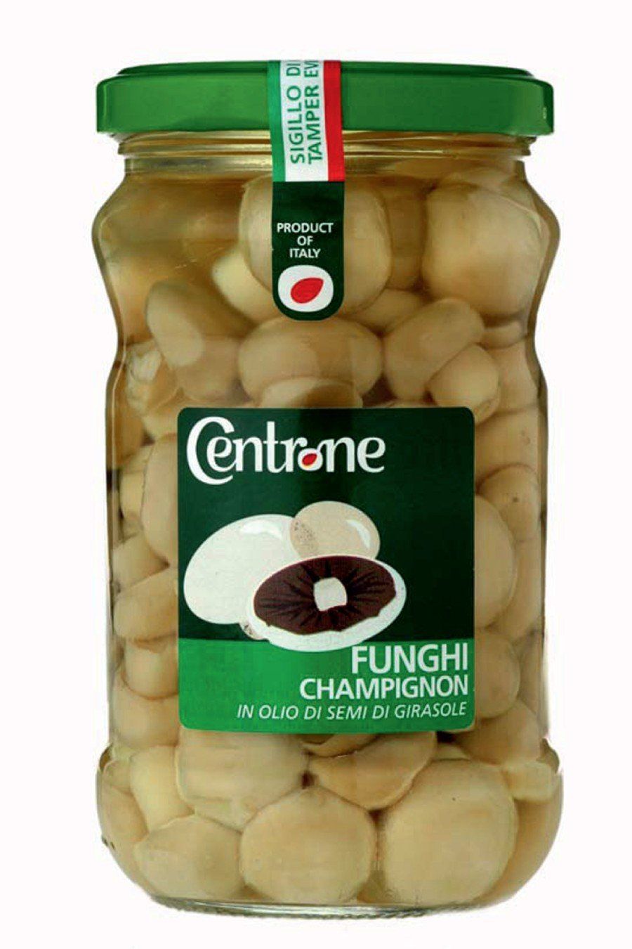 Champignon mushrooms in sunflower oil. Ml. 1700, 3100 e 4250