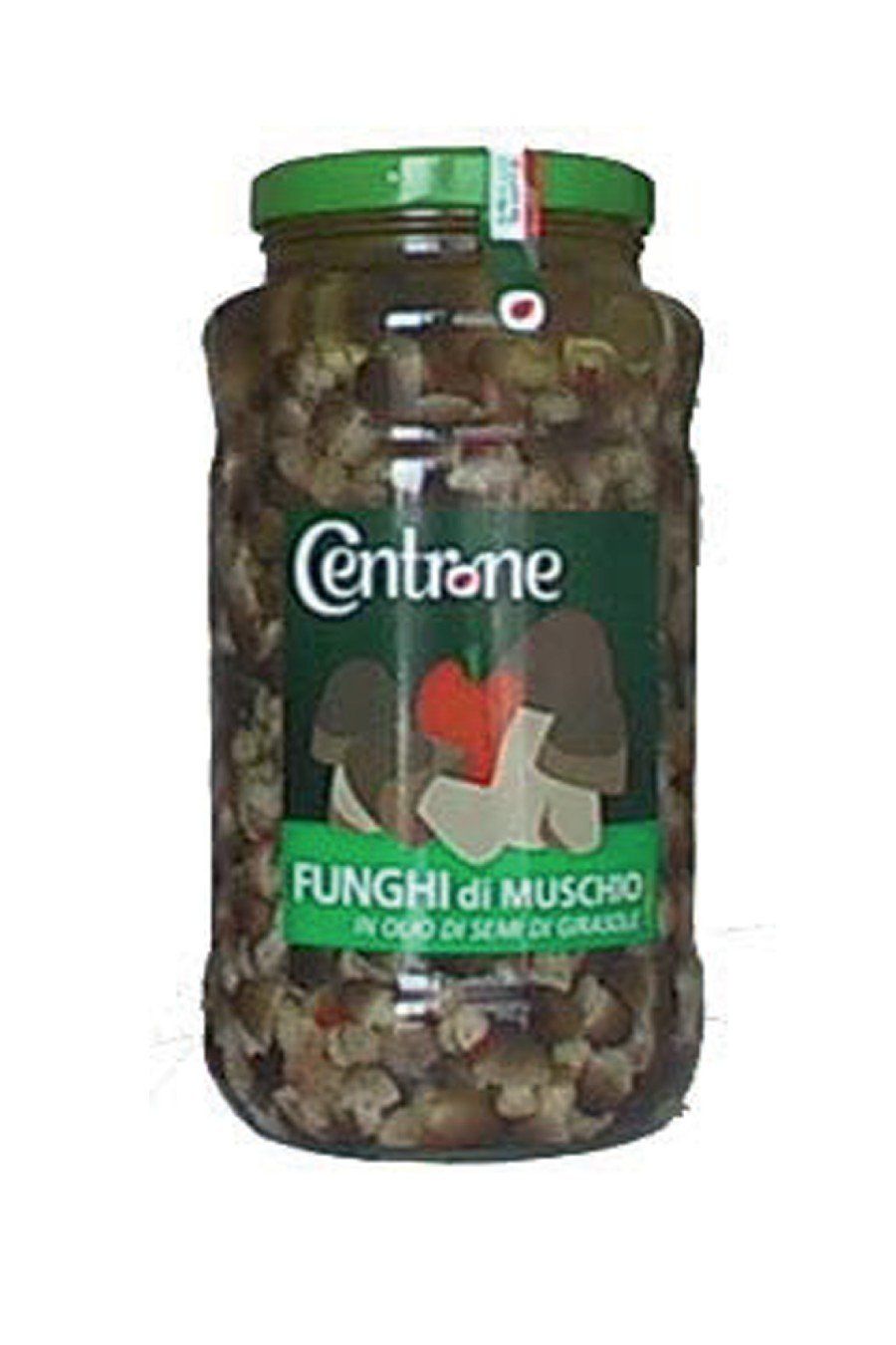 Moss mushrooms dressed in sunflower oil. Ml. 3100