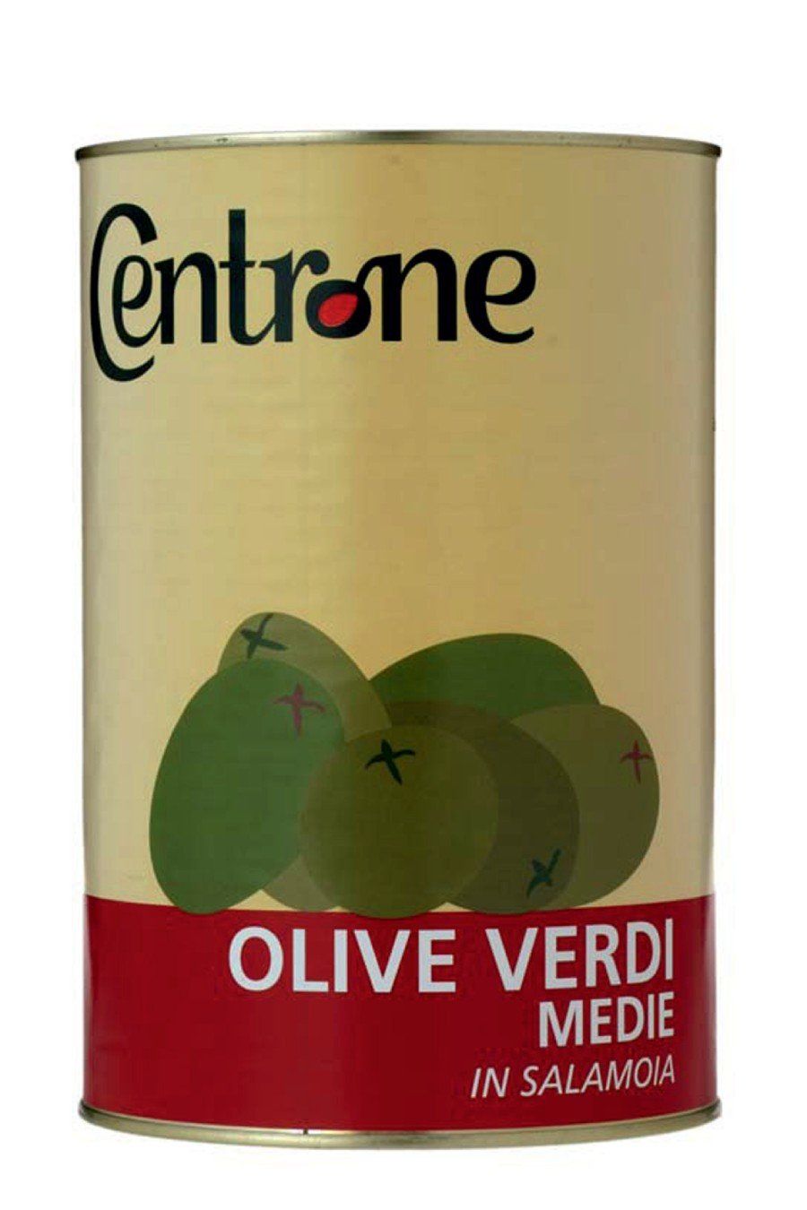 Medium green olives in brine. Ml. 4250