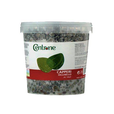 Mazzanella capers in salt. 1kg