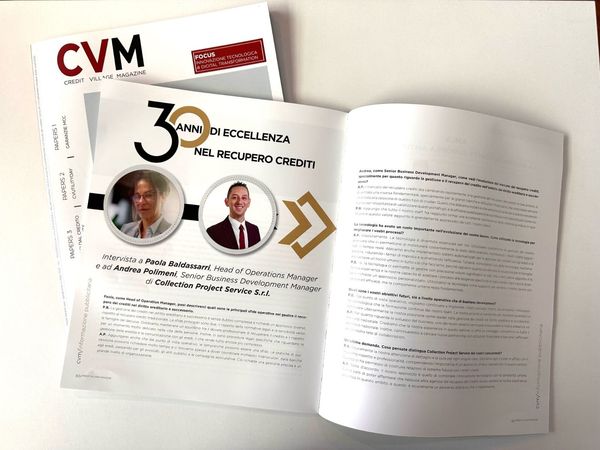 Apri la rivista CVM con la copertina
