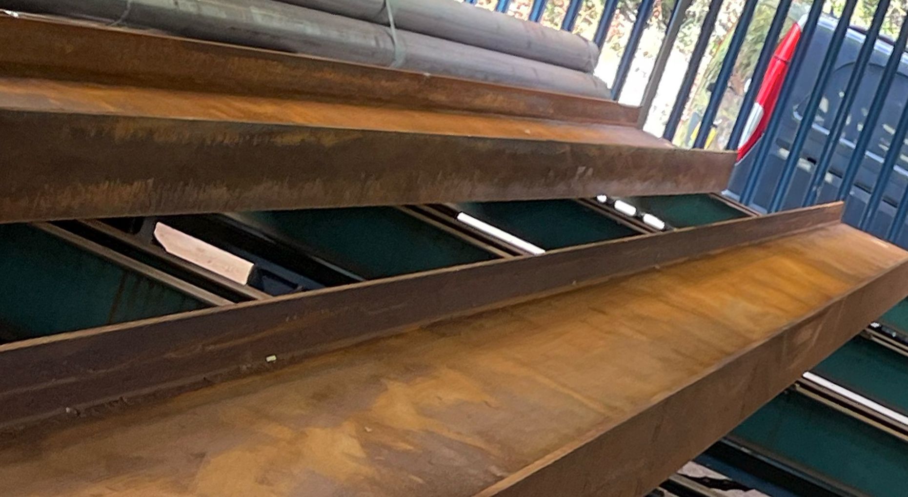 Rusty Steel Beams