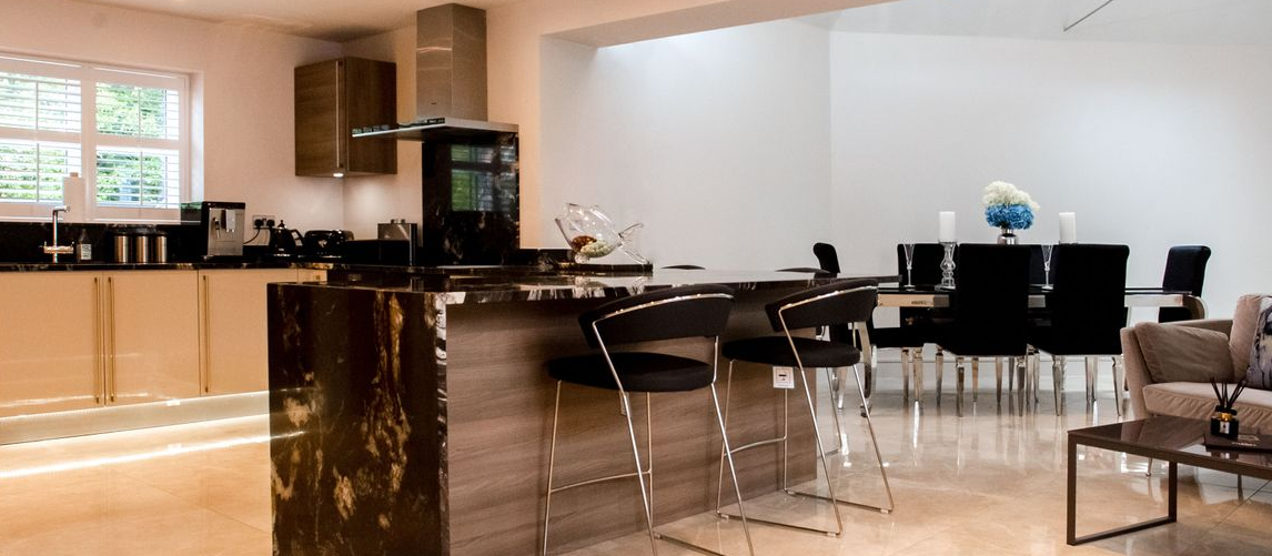 Open plan kitchen