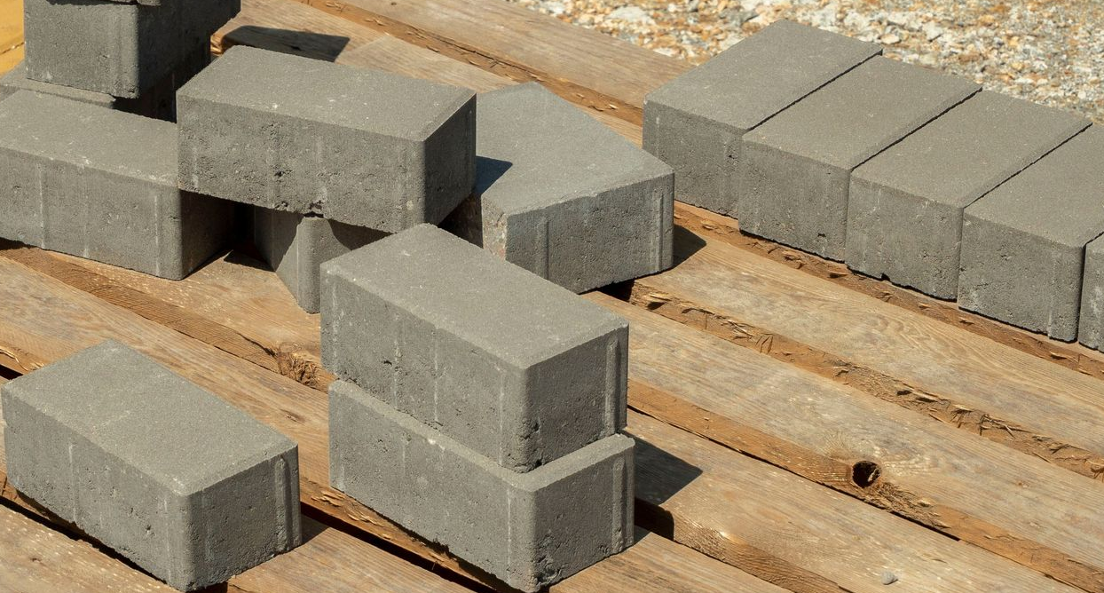 Pile of Padstones on a wooden pallet