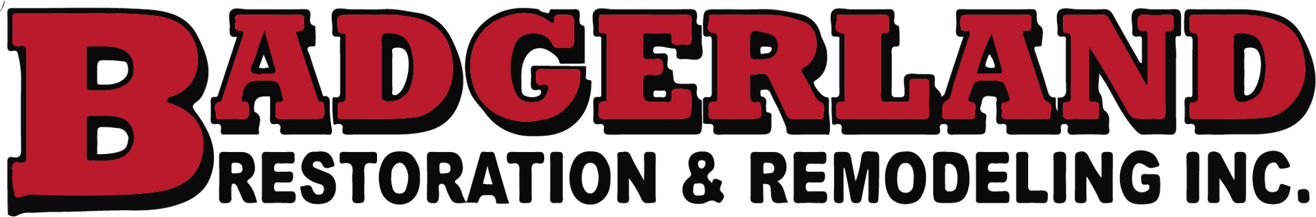 Roofing contractor Badgerland Restoration & Remodeling - Waupaca Wisconsin - Stevens Point WI - Appleton WILogo