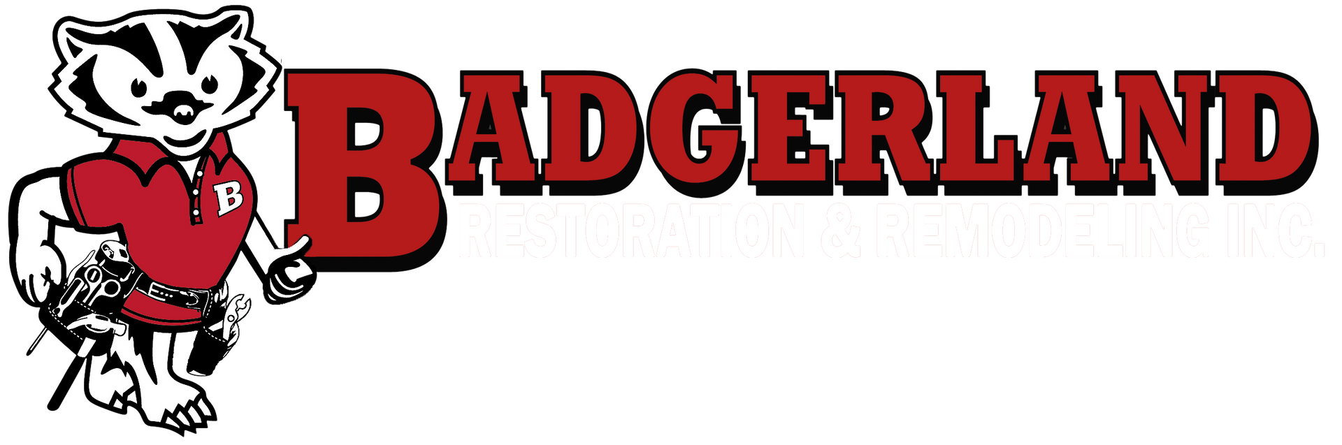 Badgerland Restoration & Remodeling Inc. Roofing and remodeling contractor Badgerland Restoration & Remodeling in Weyauwega Wisconsin Logo