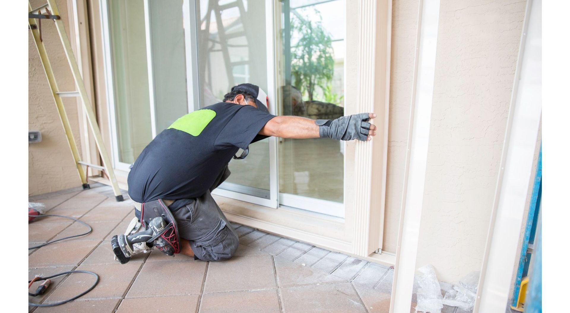Andersen Windows and Doors certified installer. Sliding Glass Door replacement in Wild Rose, WI