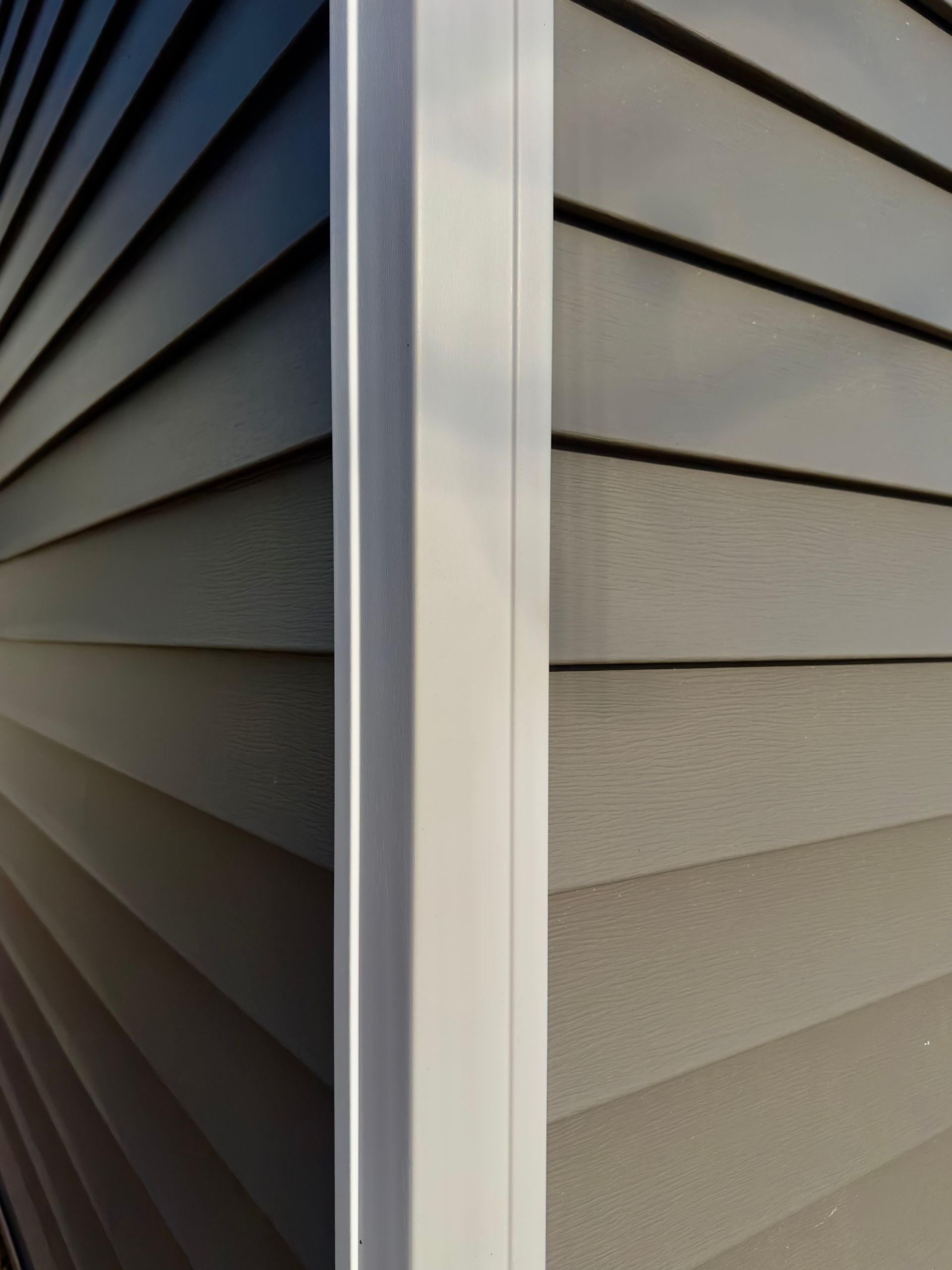 Residential Siding & Window Replacement, Norandex D5 Graphite 2024, Hail Damage Restoration in Hortonville WI before & after