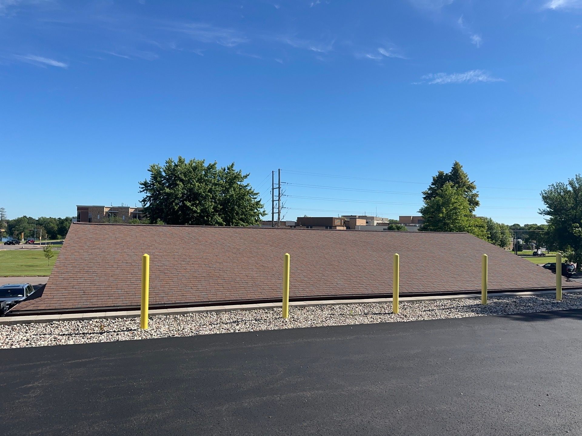 Commercial Property Insurance claim hail damage roof replacement in Wisconsin Rapids WI GAF Timberline HDZ Pewter Gray