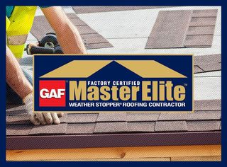 GAF certified master elite Contractor  badge for Badgerland Restoration & Remodeling, Inc roofing & remodeling in Waupaca WI