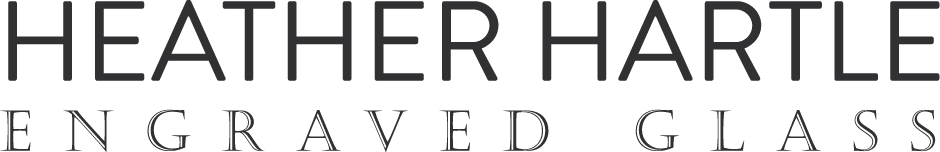 Heather Hartle Engraved Glass Logo