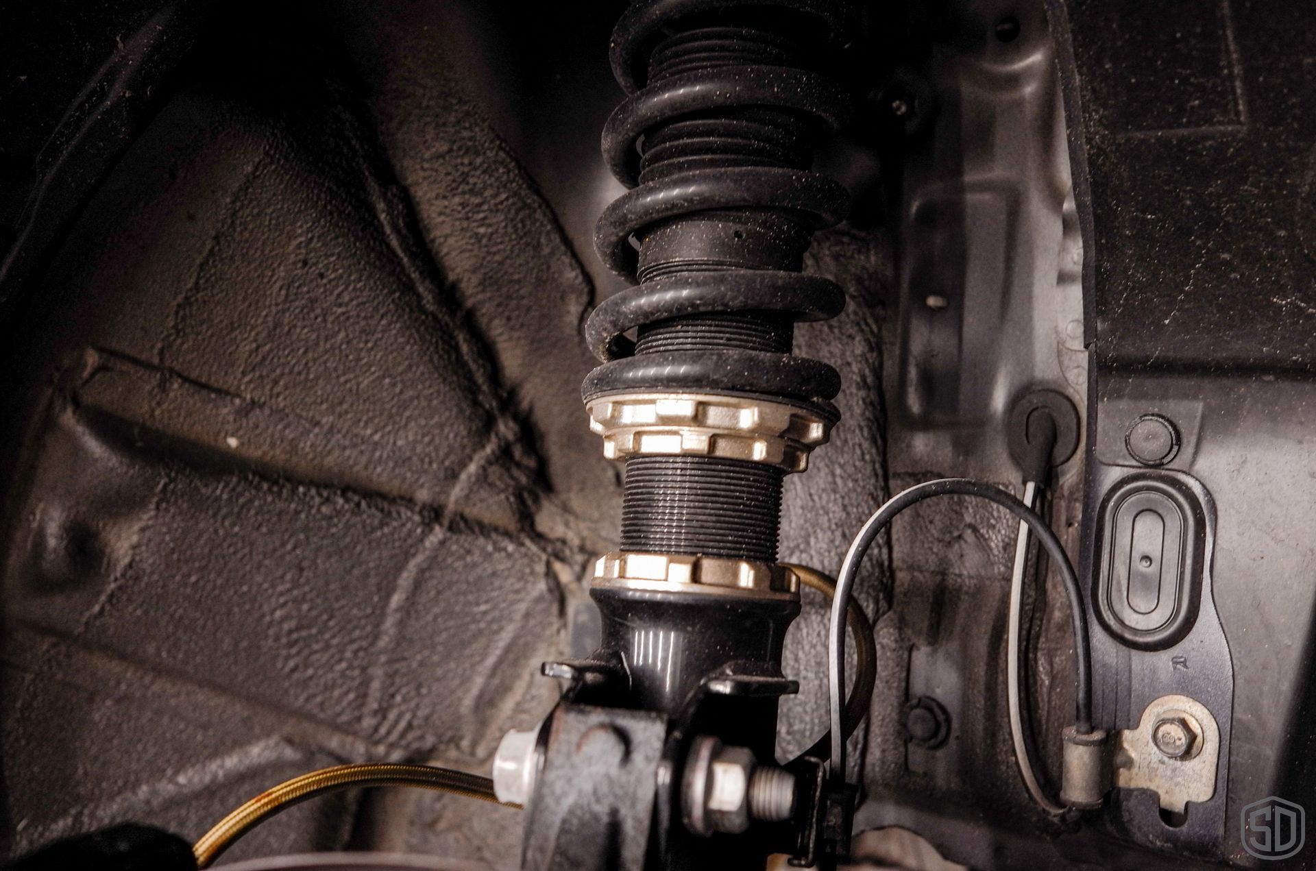 2010 Subaru WRX STI Signature Suspension Detail - wheels, suspension detailing close up Orlando