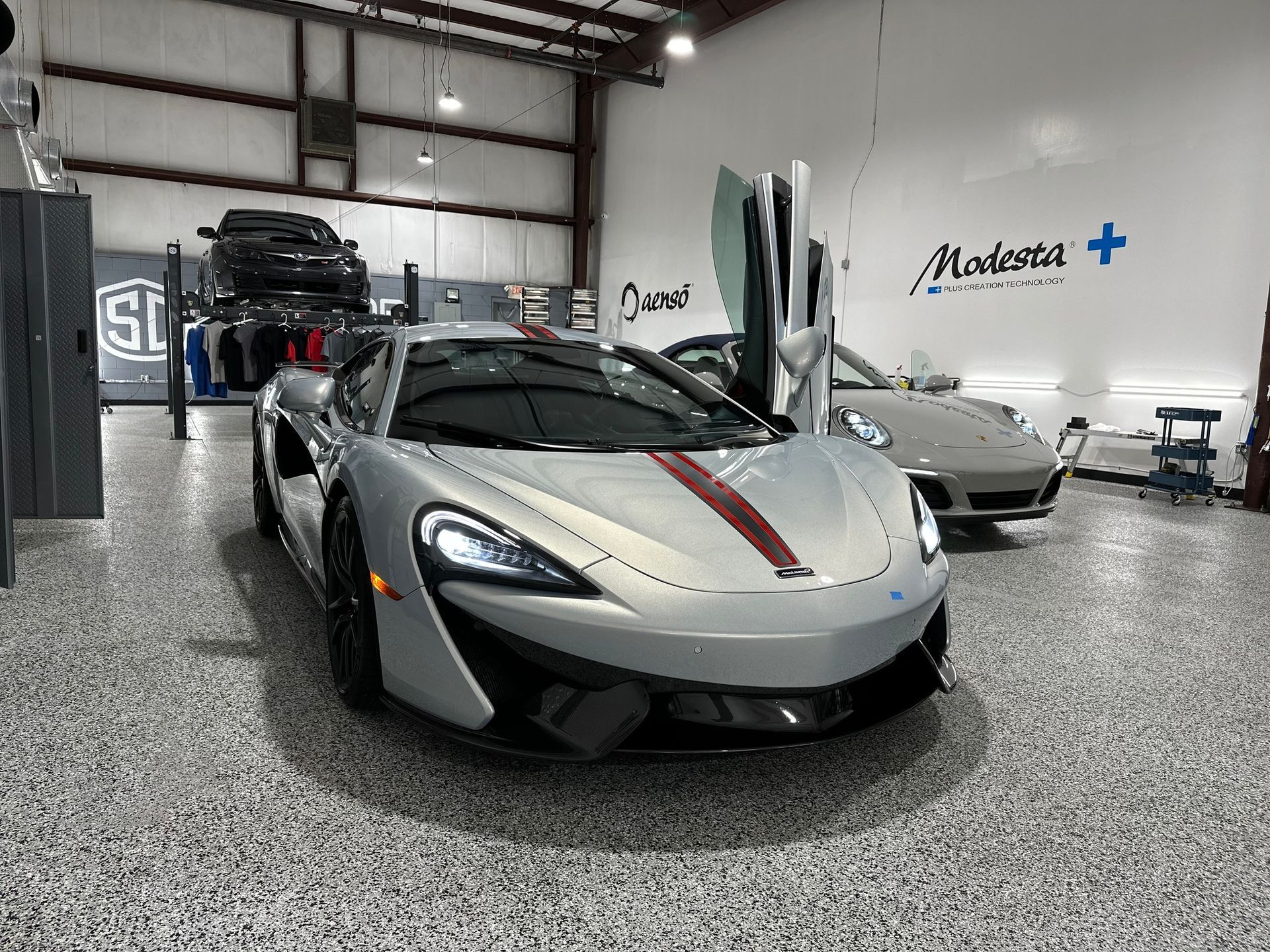 2016 McLaren 570 SunTek Reaction PPF, Modesta Maintenance Detail, and Modesta BC06 Wheel and Caliper Coating Orlando, Florida USA