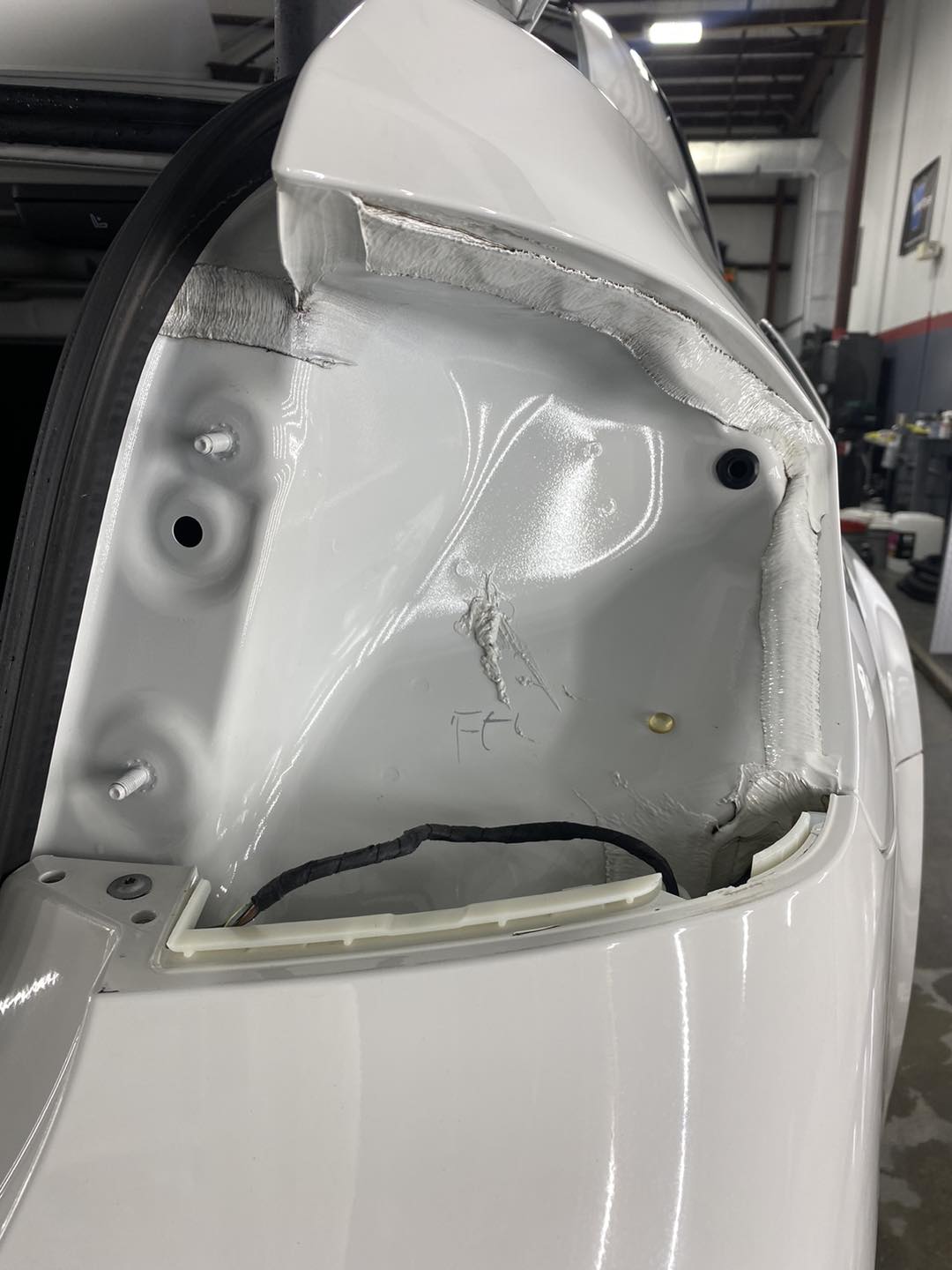 2018 BMW M3 Detailing and Paint Protection Film Round 2 rear taillight insert after Orlando, FL