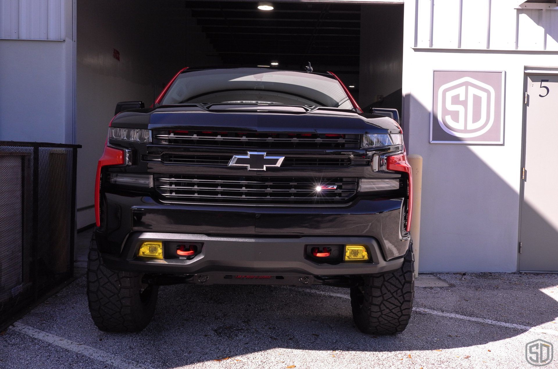2019 Chevrolet Silverado paint correction and suntek altered black PPF - Orlando FL