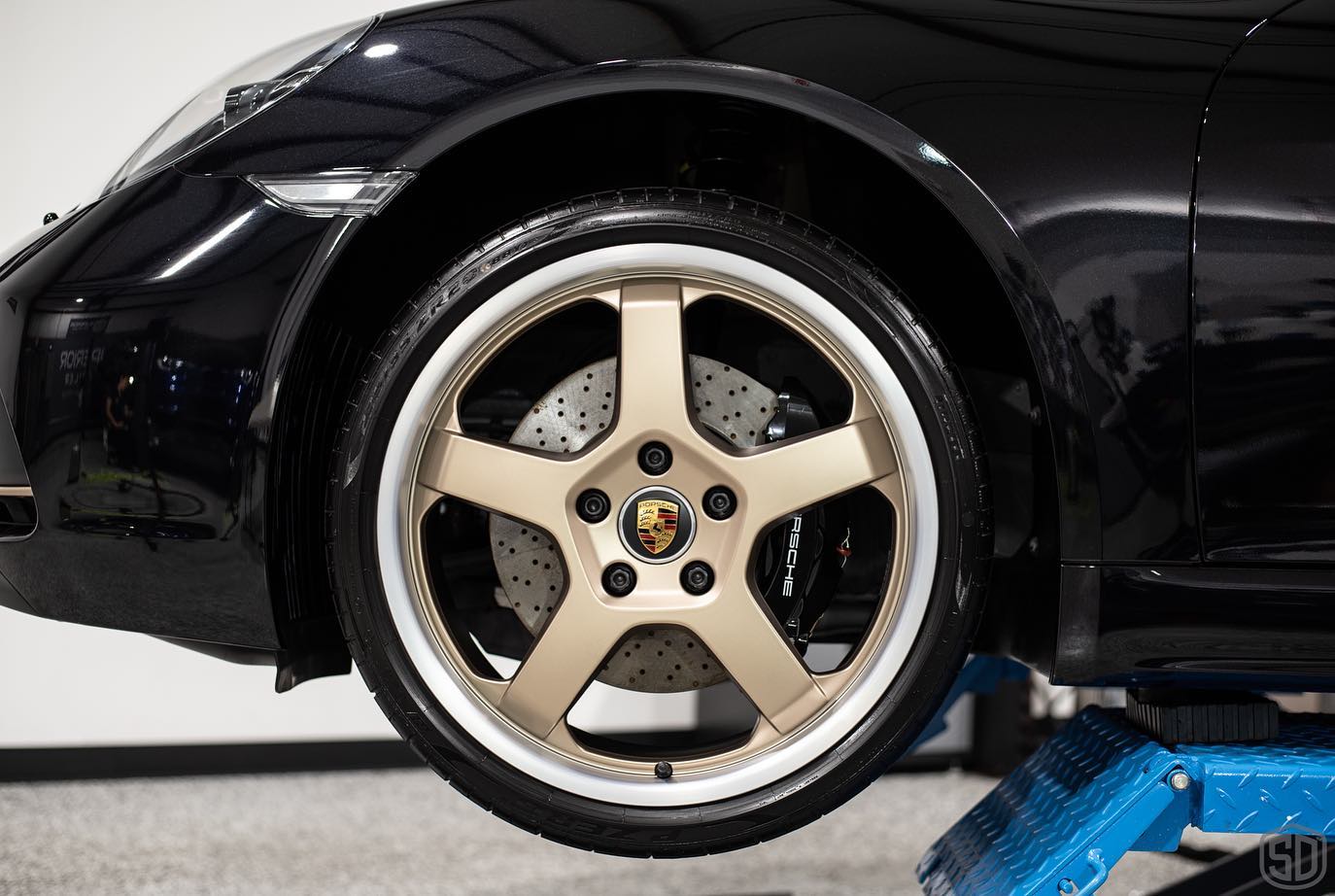 2021 Porsche Boxster Xpel ultimate plus ppf modesta exterior and interior coatings wheel detail - orlando florida