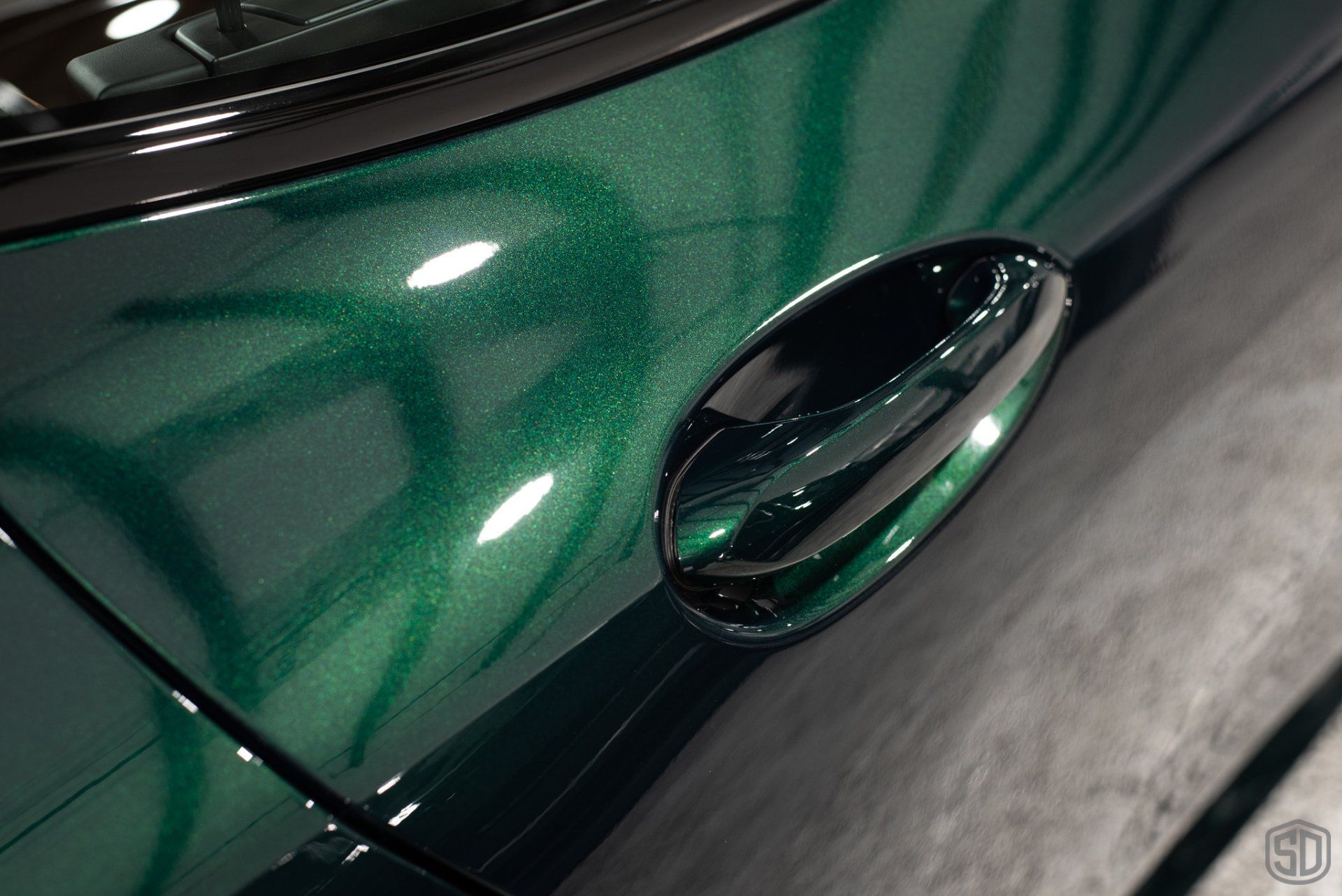 2022 BMW Alpina B8 Protection and Detailing Car handle detail Florida
