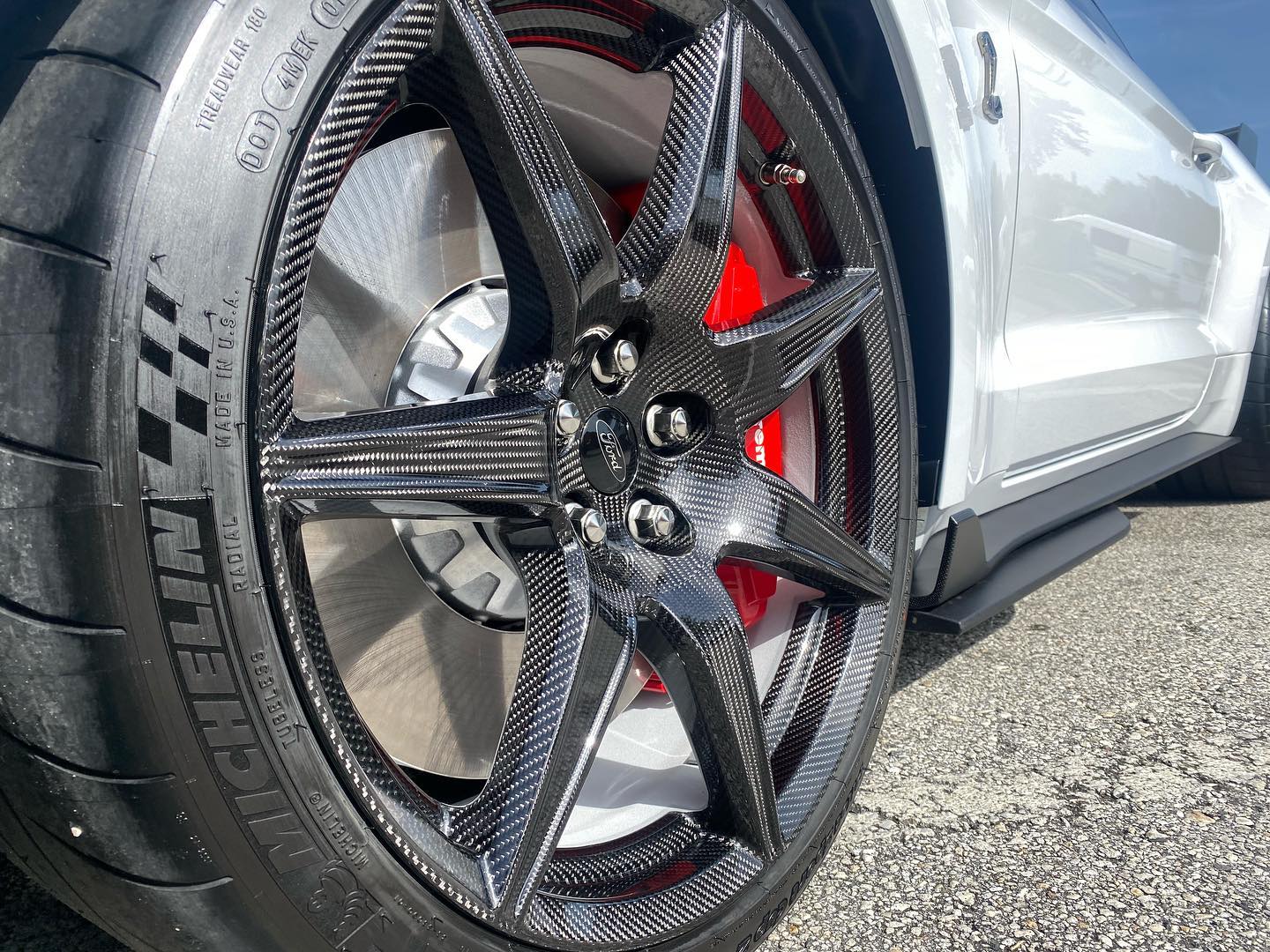 2022 White Mustang GT500 Track Pack Edition Car Detailing Orlando FL