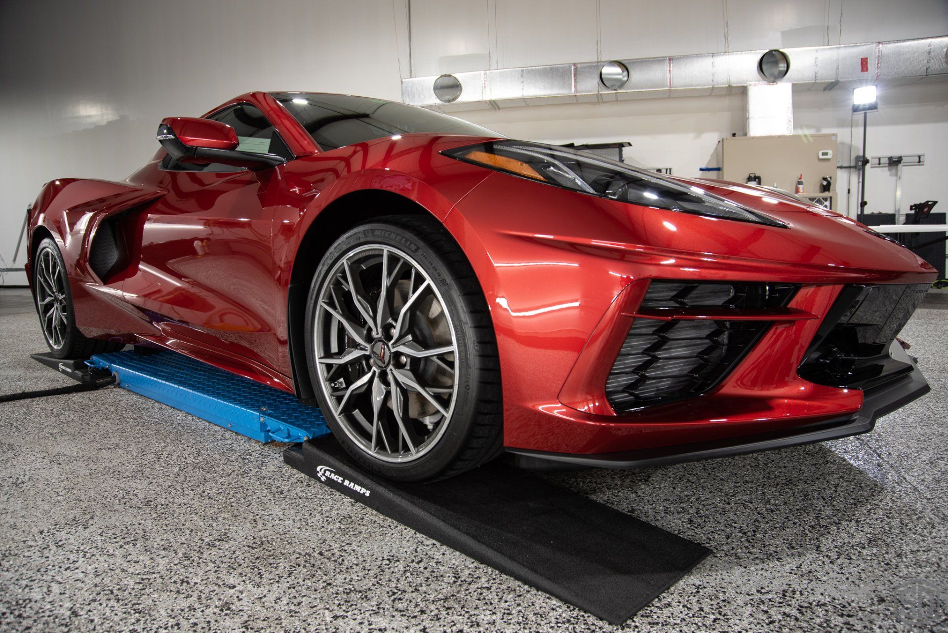 2023 Red Mist Metallic Corvette C8 Z51 HTC Custom Fitted Paint Protection Film Orlando