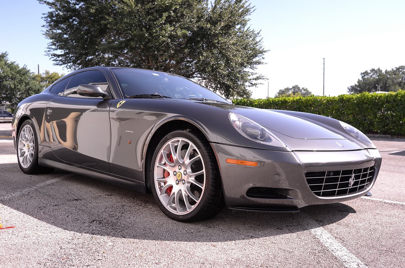 612 Scaglietti in Grigio Silverstone first wash