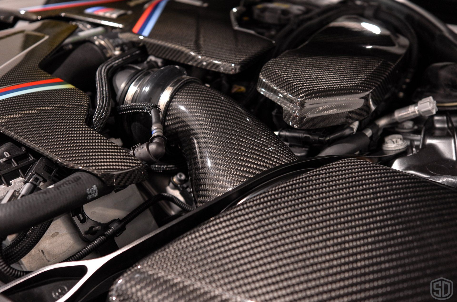 BMW M5 engine bay detailing orlando Florida