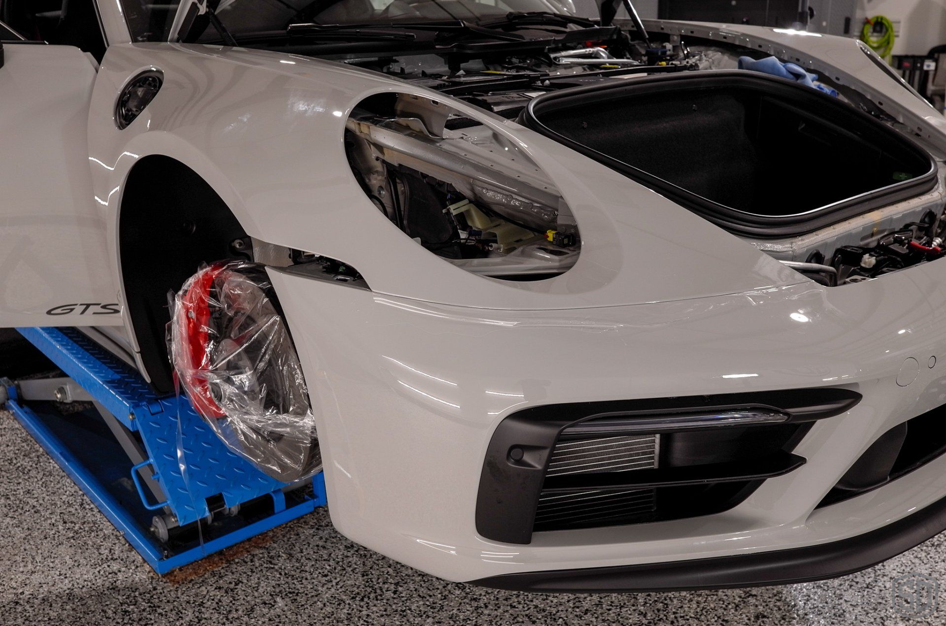 Chalk 911 Carrera 4 GTS Paint Protection Film deconstructed Florida