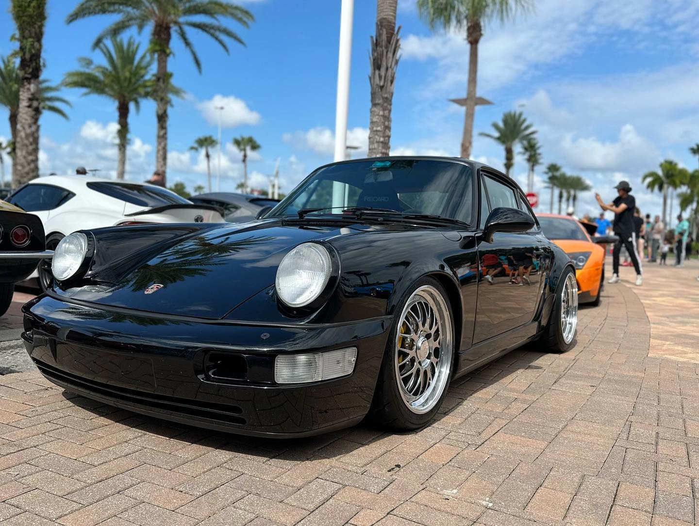 Dezerland Park Car Meet Car Detailing vintage porsche Orlando, Florida
