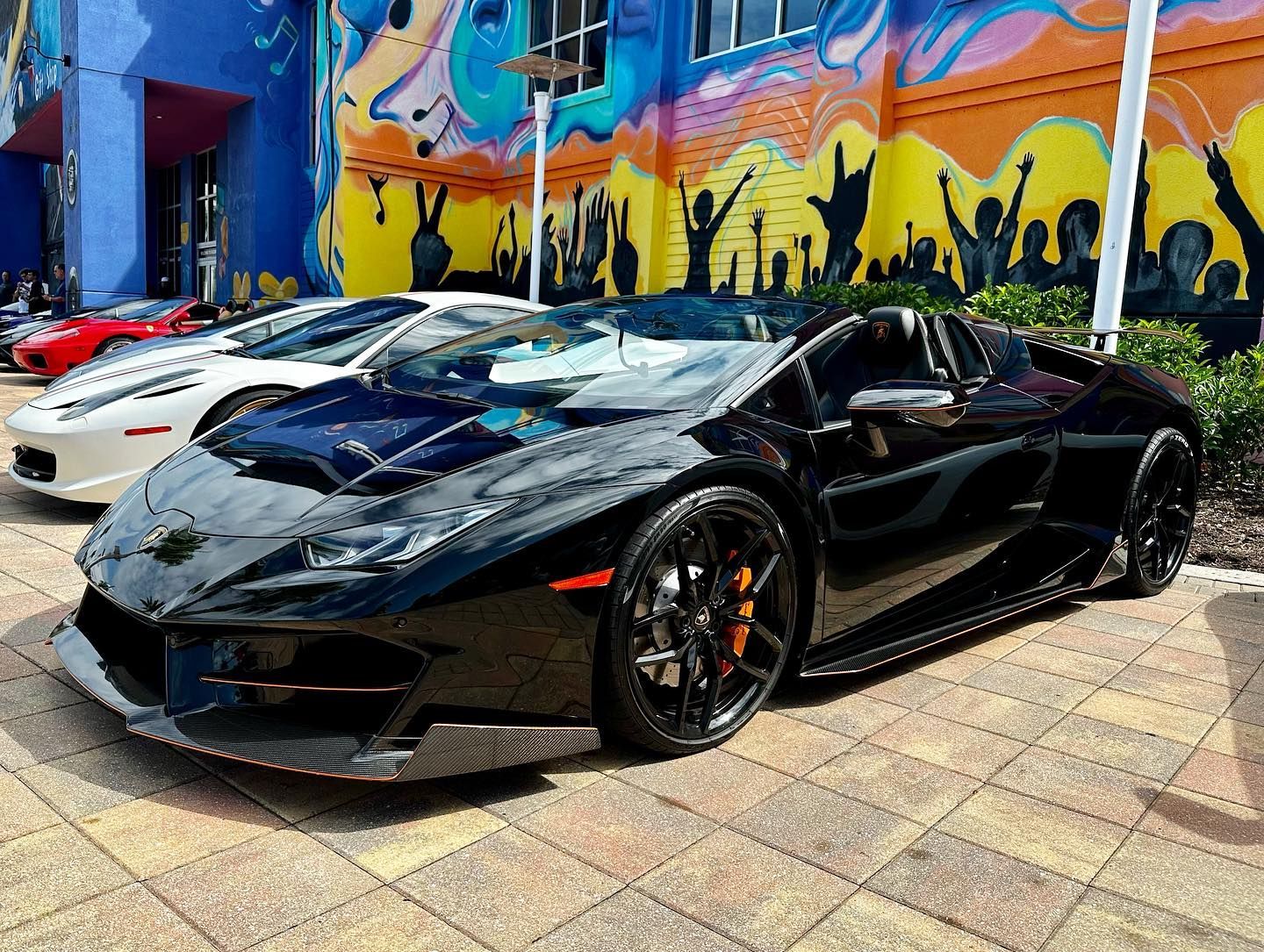 Dezerland Park Car Meet Car Detailing lamborgini Orlando, Florida