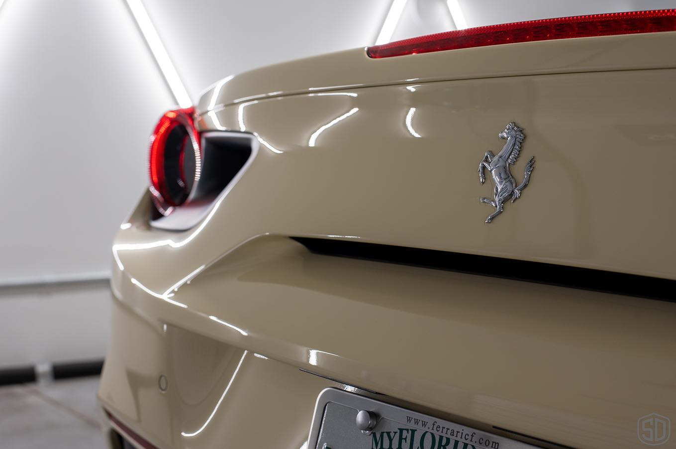 Avorio 190 Ferrari 488 GTB Car Detailing rear view Orlando