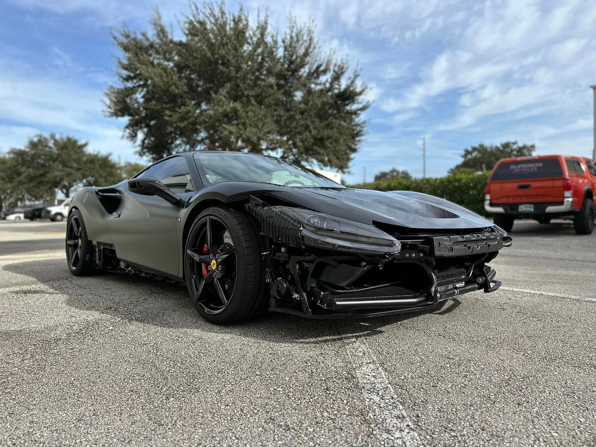 Ferrari F8 Tributo Detailing, Matte Finish Orlando, FL USA