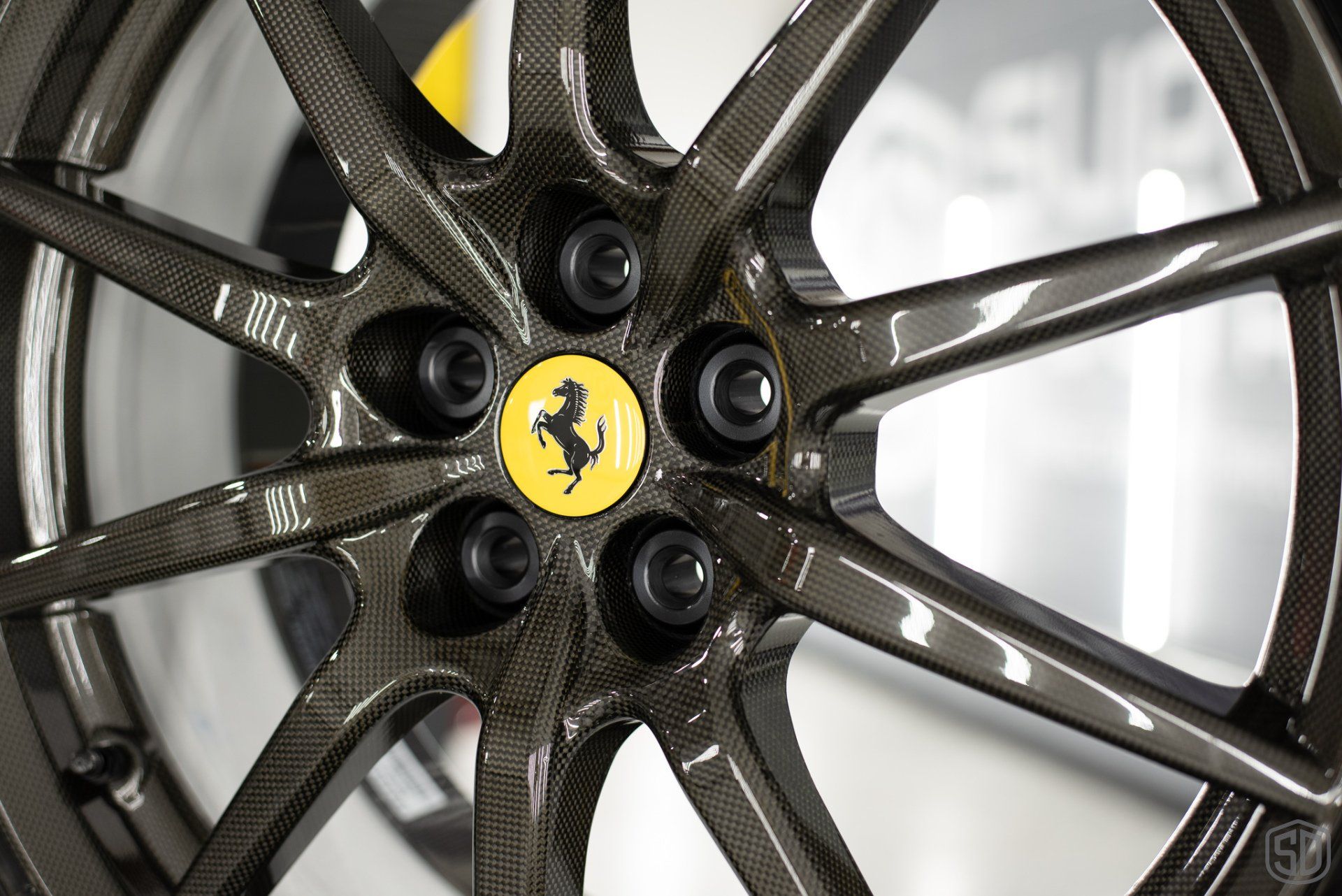 Ferrari F8 Tributo brakes and carbon fiber wheels now protected with Modesta BC-06 Orlando