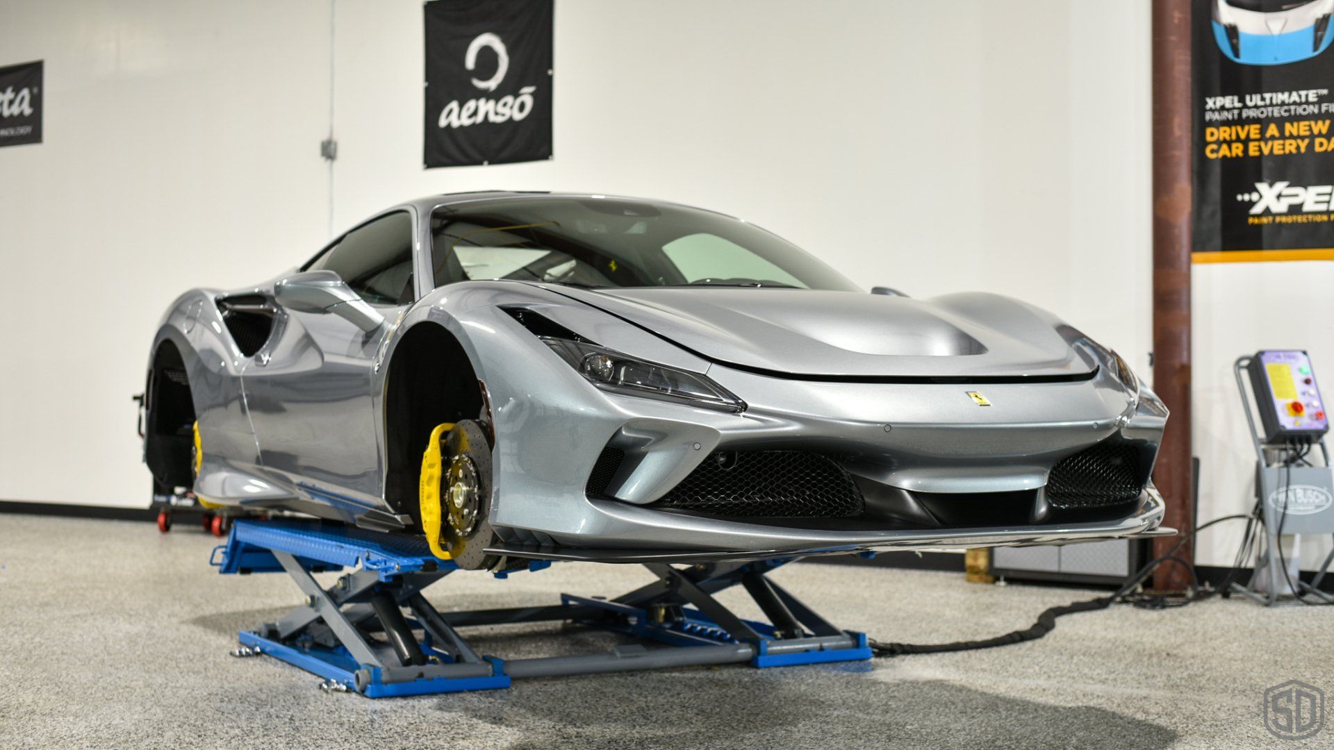 Ferrari F8 Tributo paint protection film and modesta coatings orlando florida