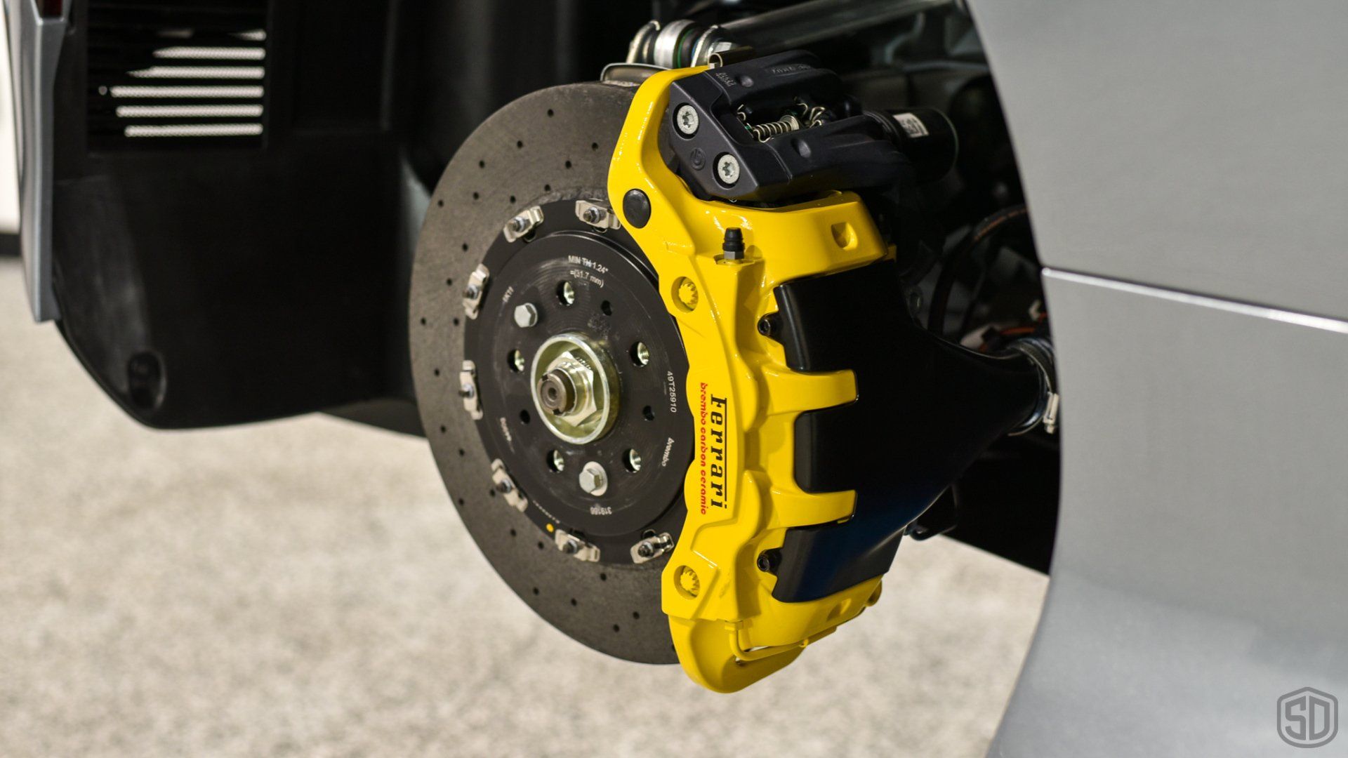 Ferrari F8 Tributo paint protection film and modesta coatings wheel caliper detail orlando
