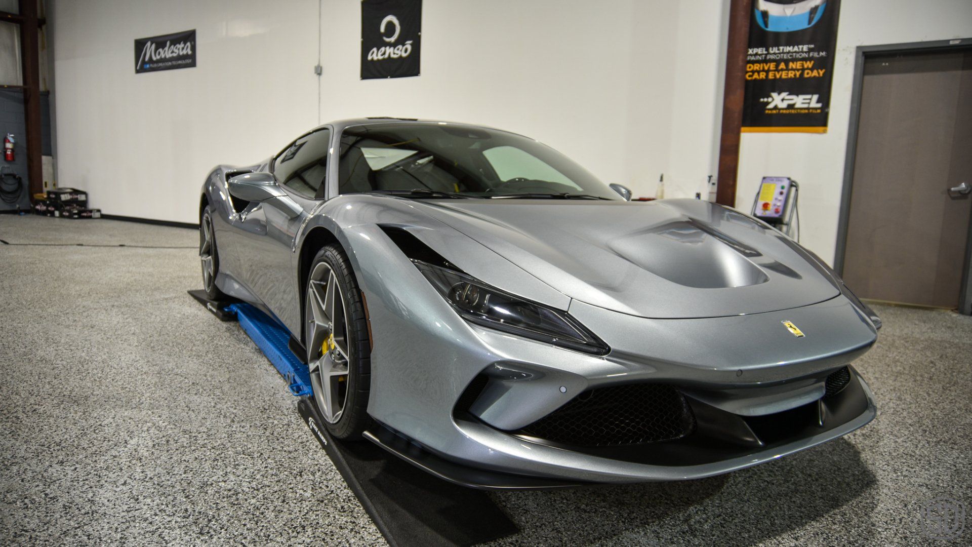 Ferrari F8 Tributo - PPF and Modesta coatings - orlando, FL
