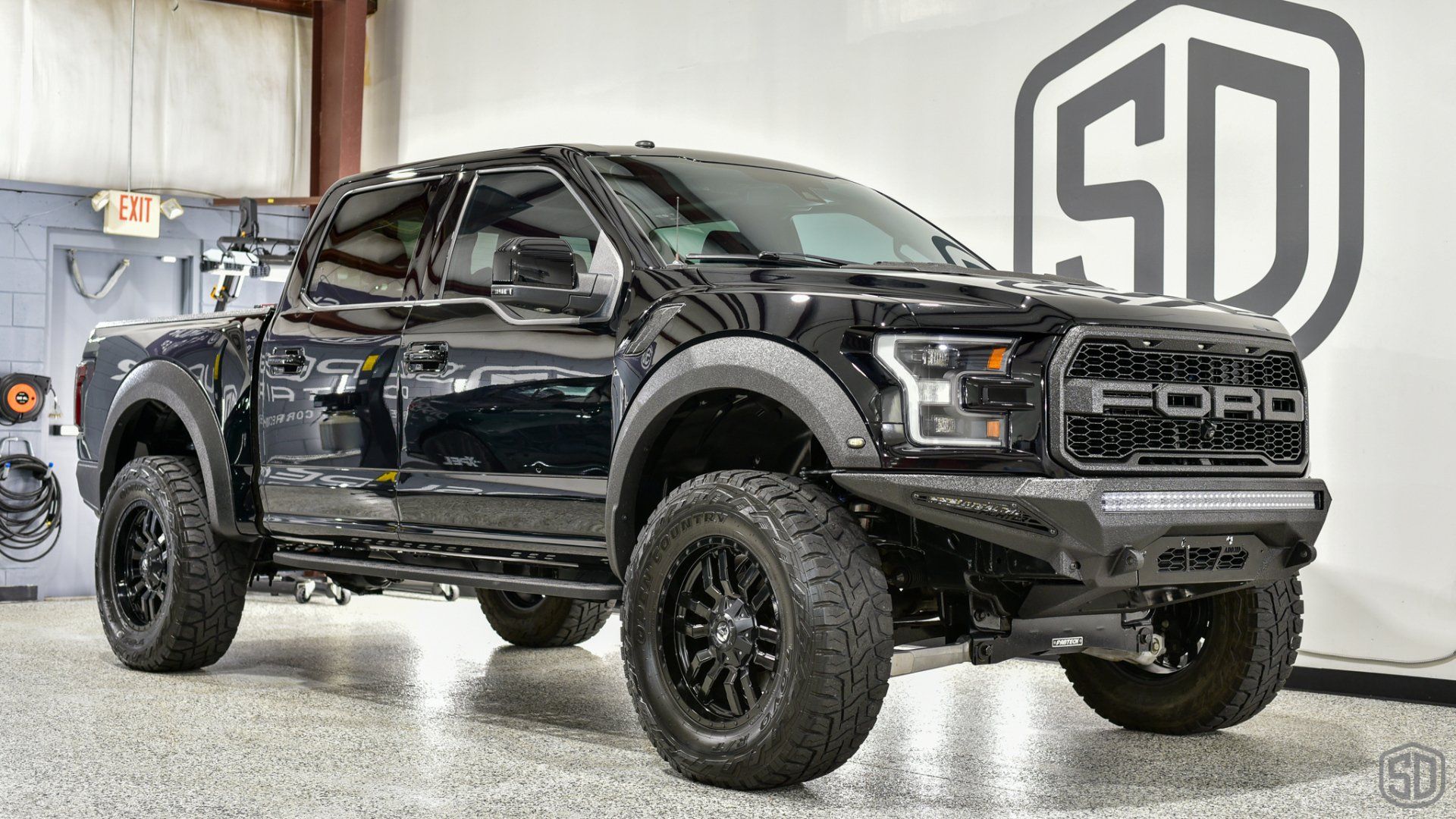 Ford F-150 Raptor Level 3 paint correction modesta BC-08 Neosillica matrix coating Orlando Florida