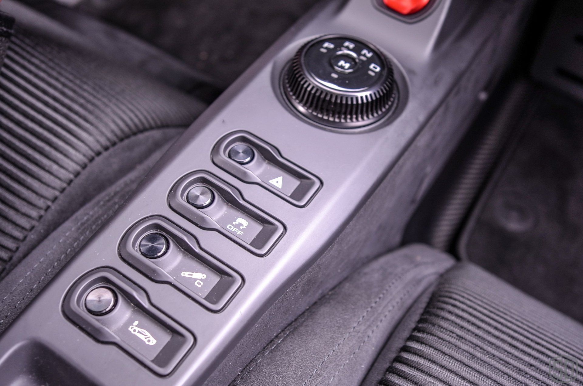 A close up of a control panel in a car.