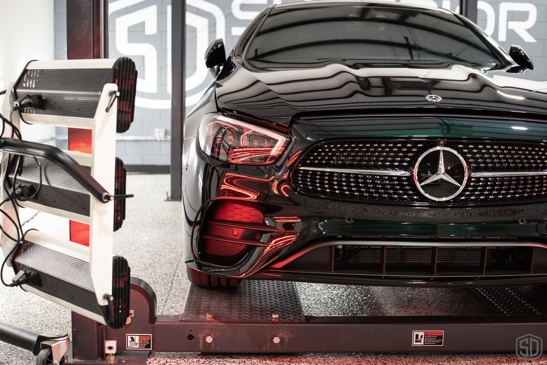 Mercedes-Benz E450 Modesta BC-04 on the Paint and Modesta BC-06 on the Wheels coating installation Florida