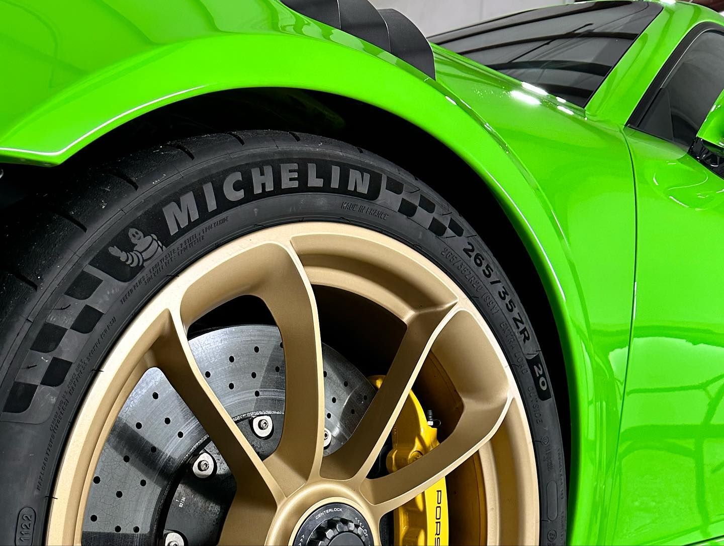 Porsche 911 Car Detailing wheel close up Orlando, Florida