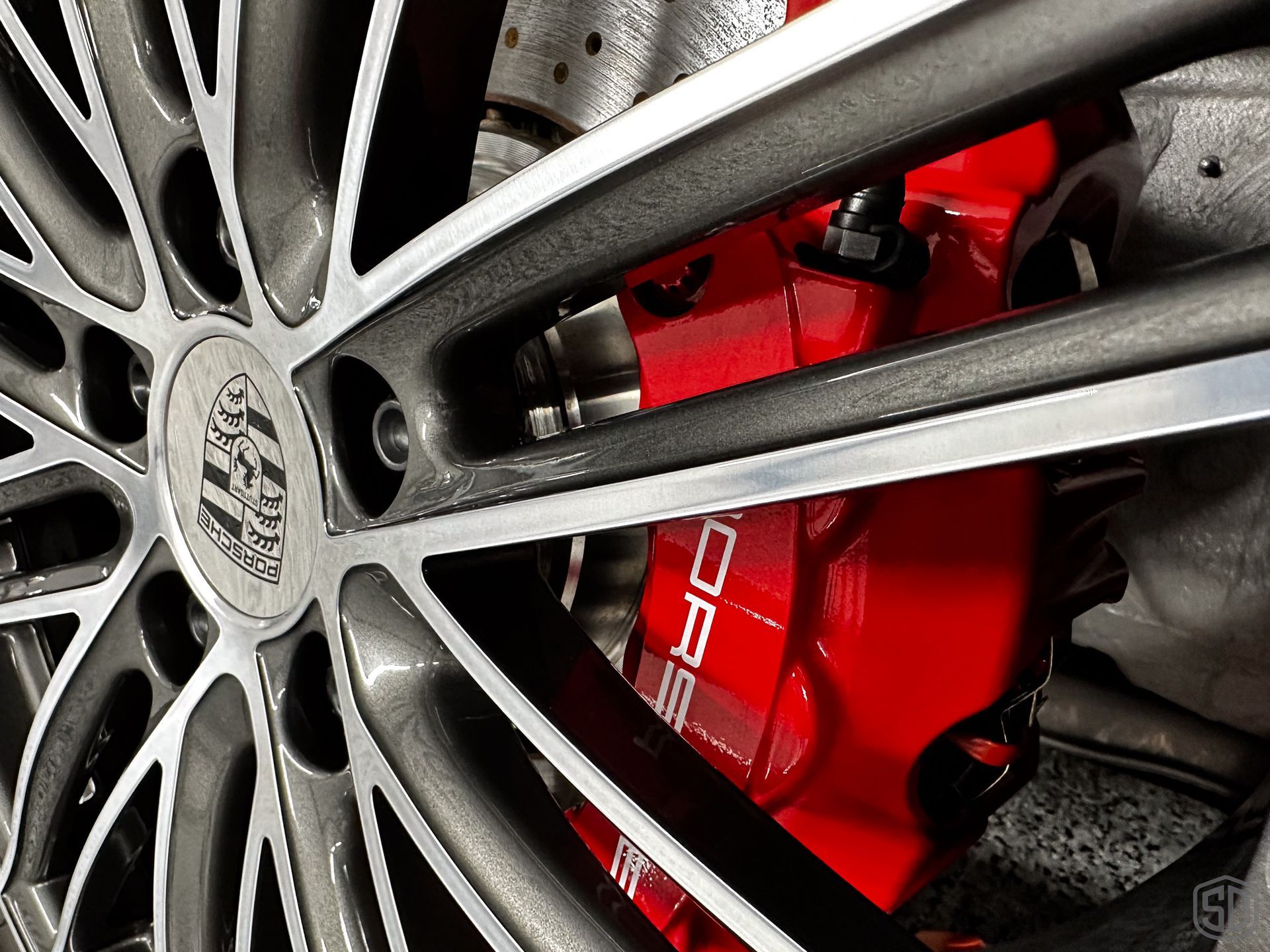 Porsche 911 Carrera Cab 4S Complete Detail and Modesta Ceramic Coating Maintenance wheel close up Orlando, Florida 