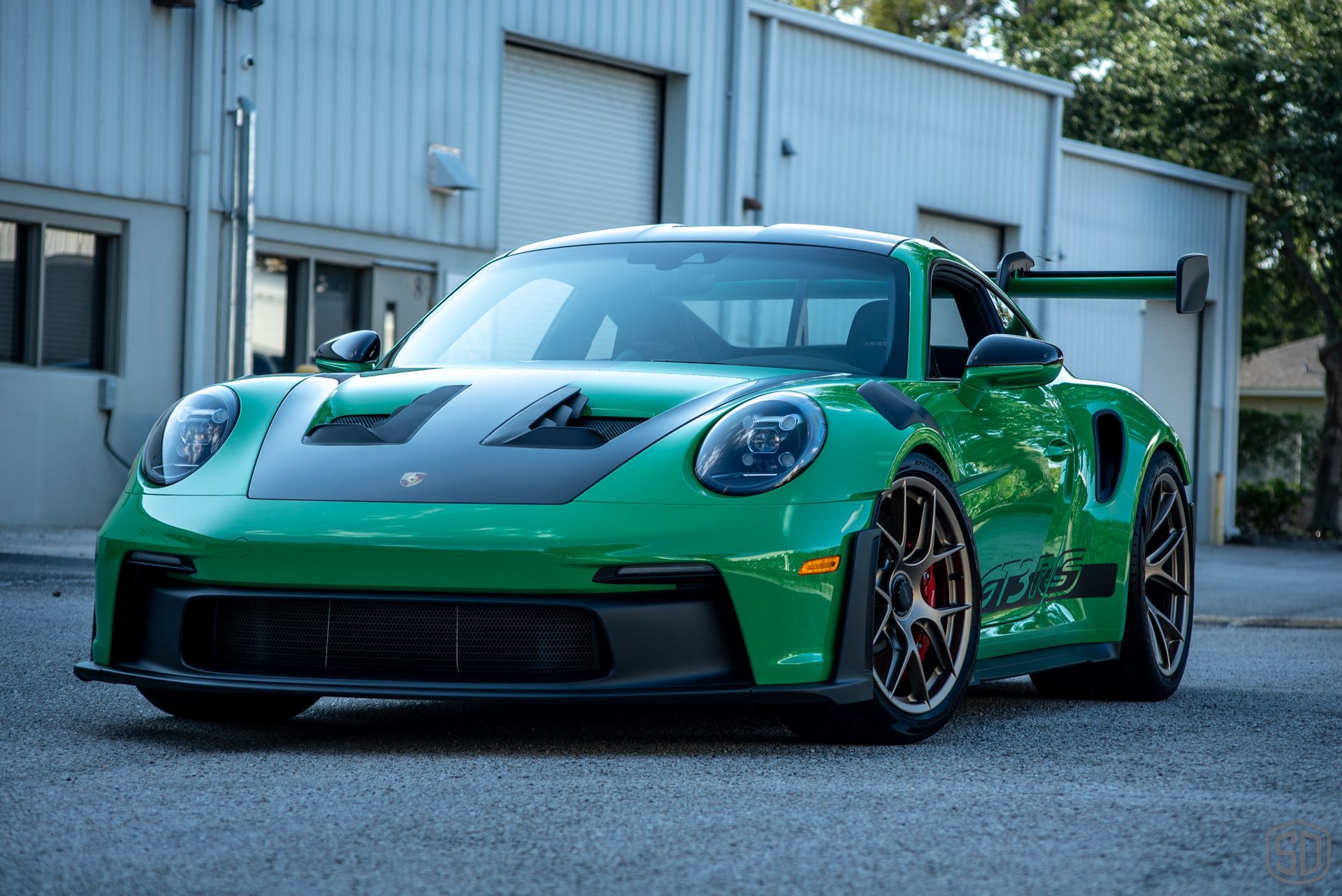 Porsche 911 GT3RS Level 2 Paint Correction, Modesta BC-08 Ceramic Coating, Paint Protection Film to High Impact Areas Orlando