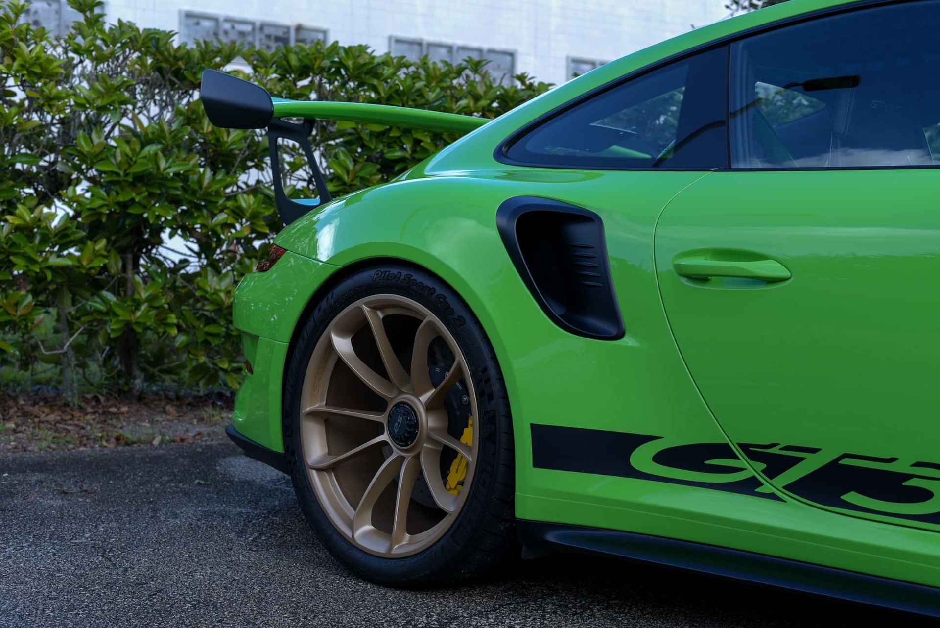 Porsche 911 GT3-RS Car Detailing Rear wheel close up Orlando