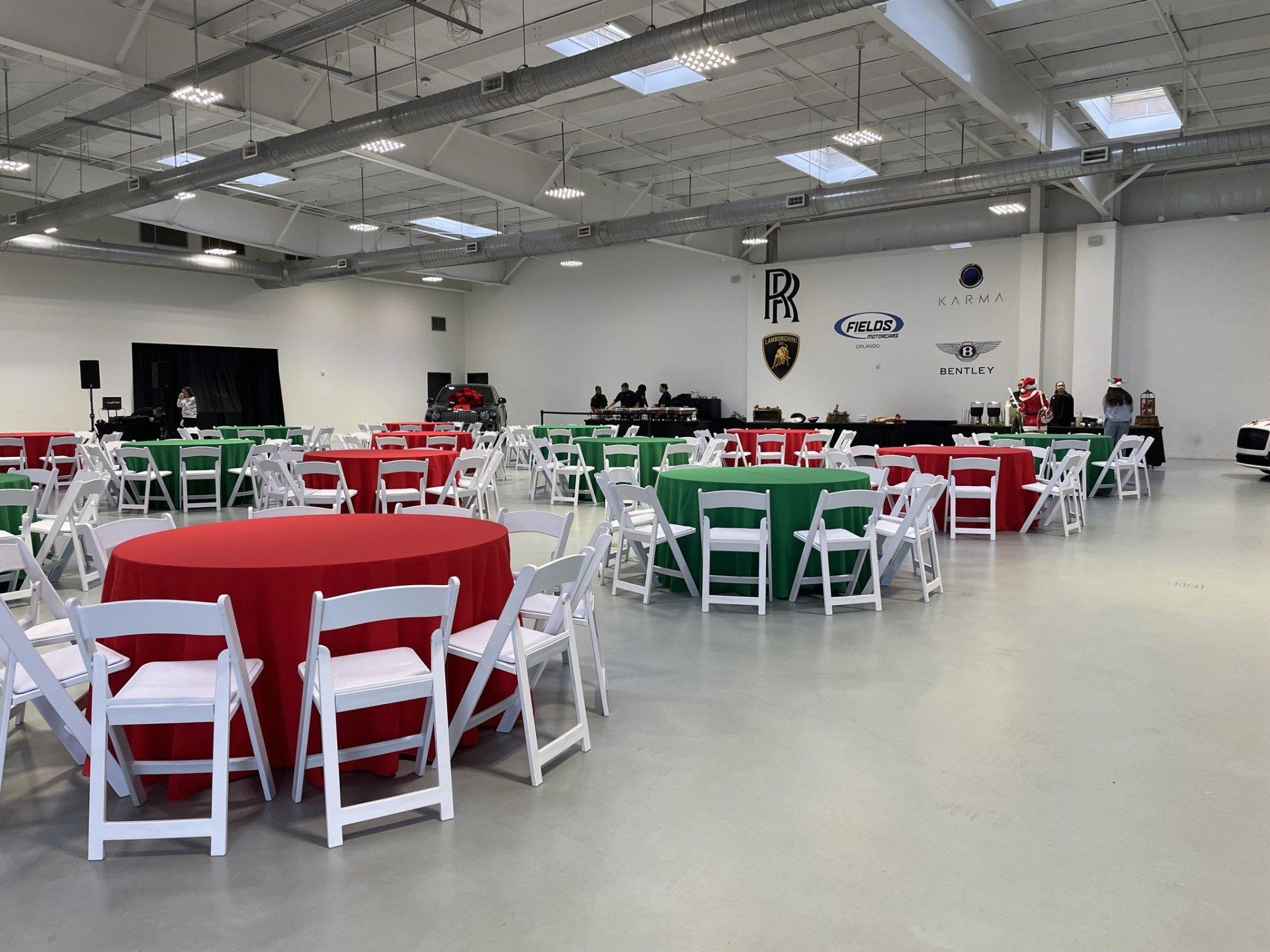 table at Toys 4 Tots event Orlando, FL
