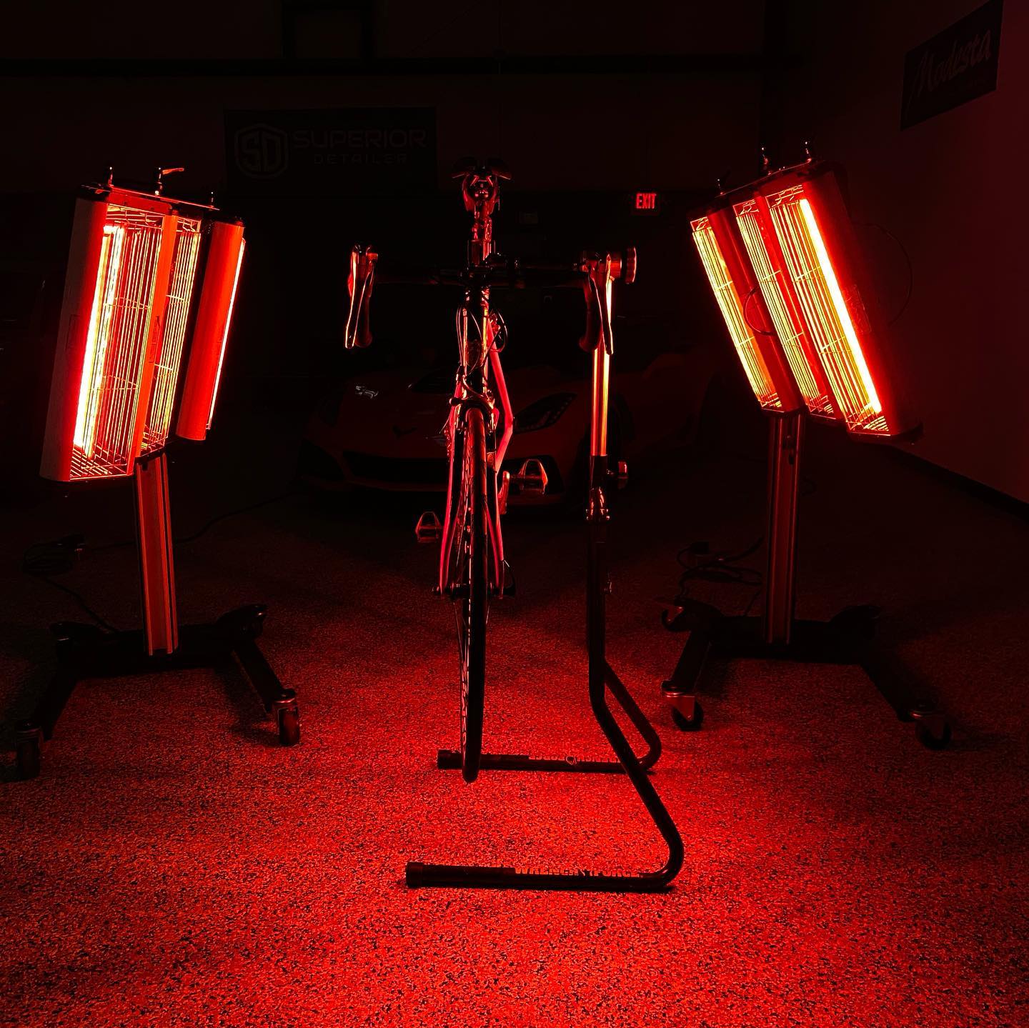 Curing Modesta Coating on a Bike