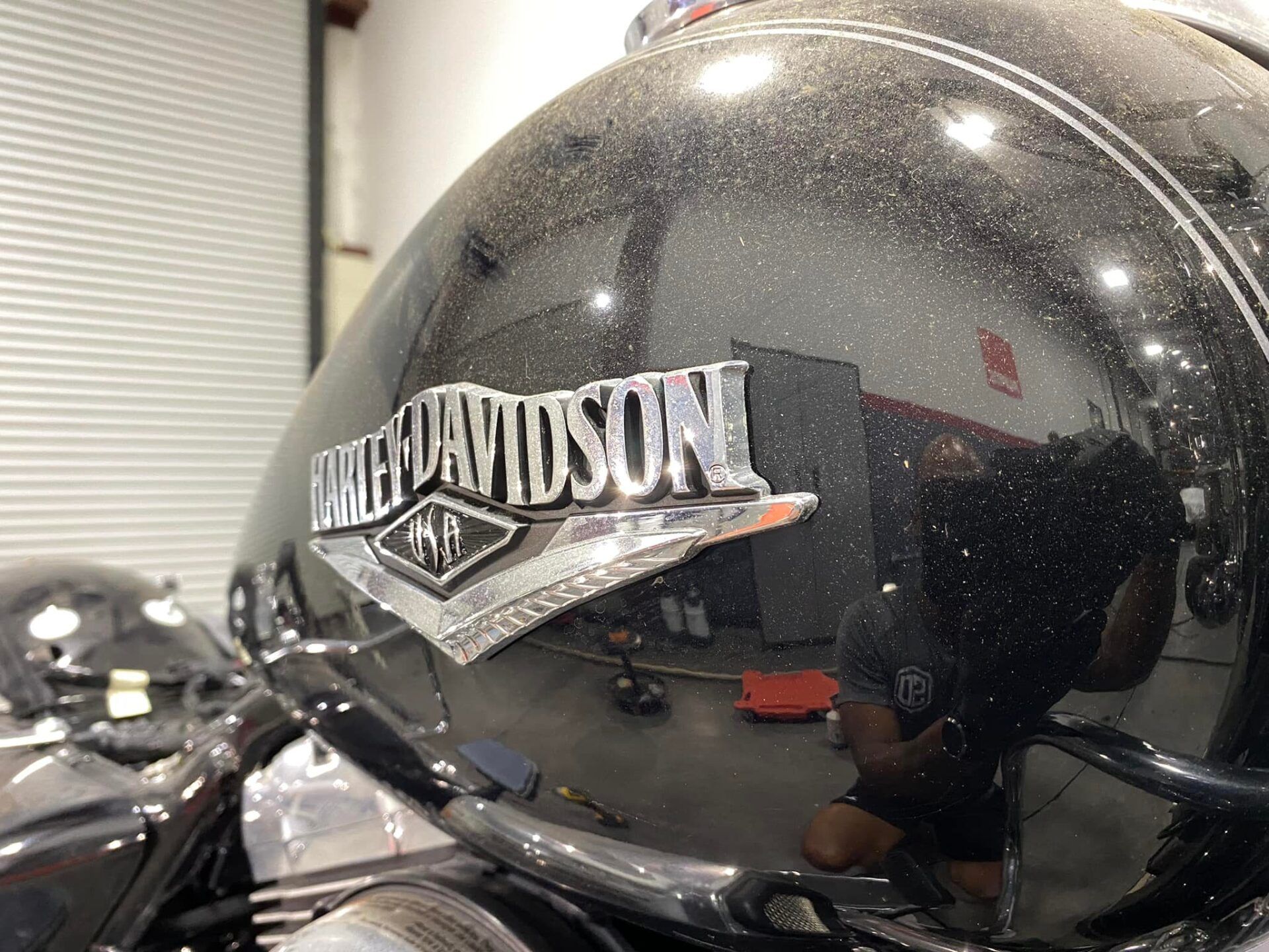 2014 harley davidson road king prepped poliished wrapped and coated emblem orlando