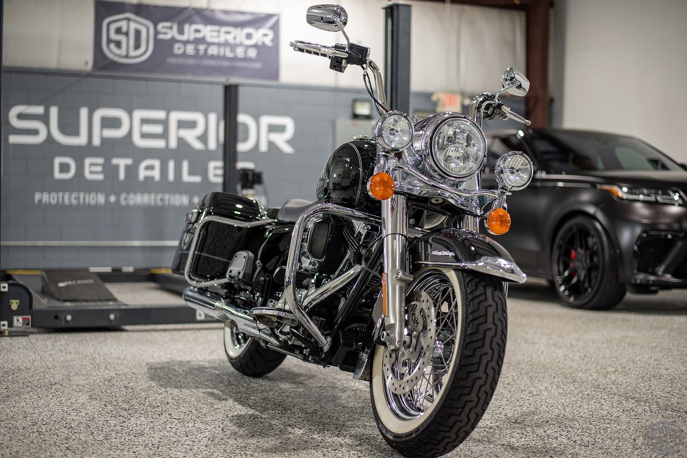 2014 harley davidson road king prepped poliished wrapped and coated orlando