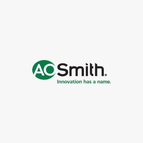 AO Smith logo with a green circle and the words 