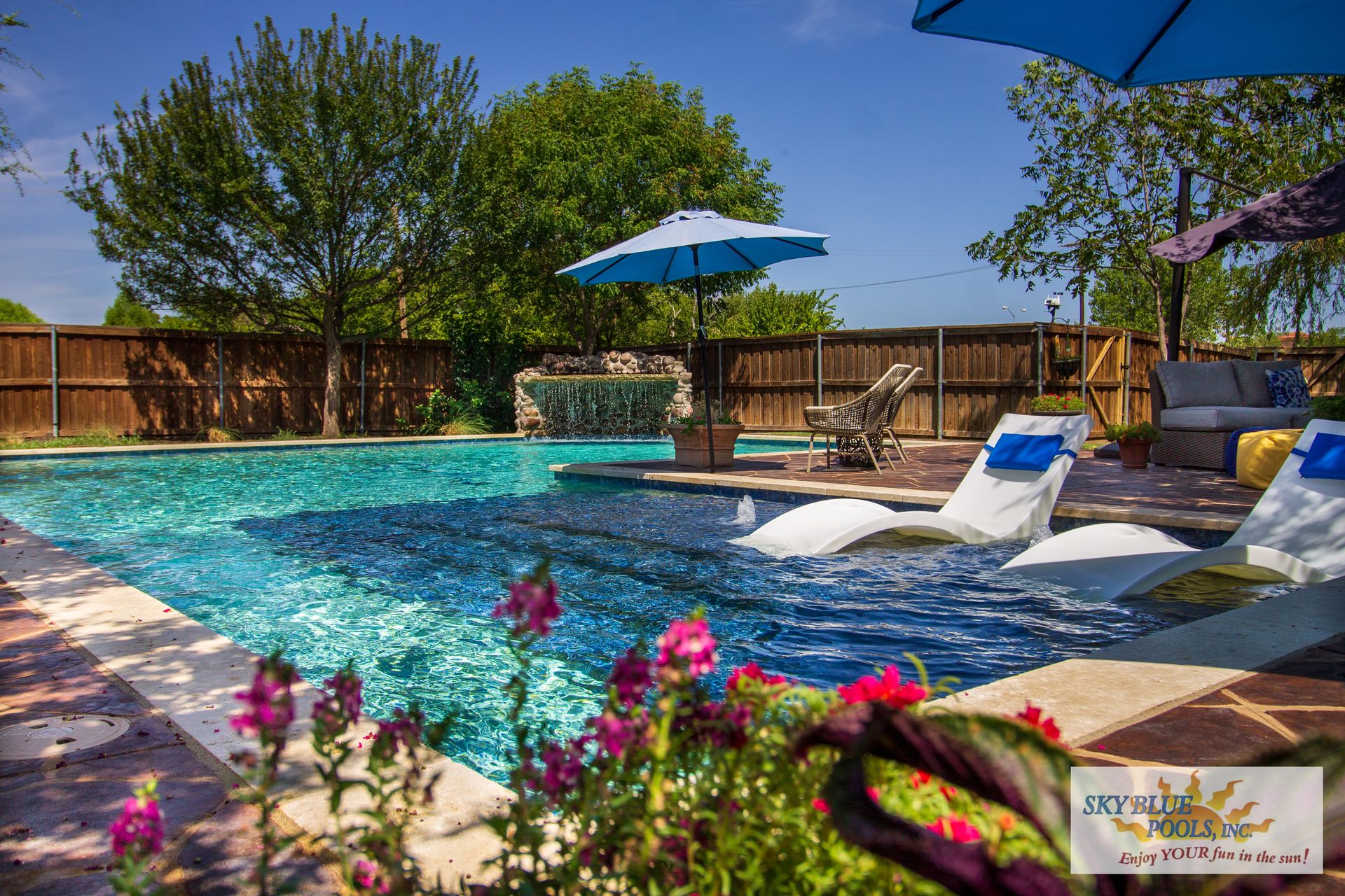 Pool Project Gallery North Richland Hills, TX Sky Blue Pools, Inc.