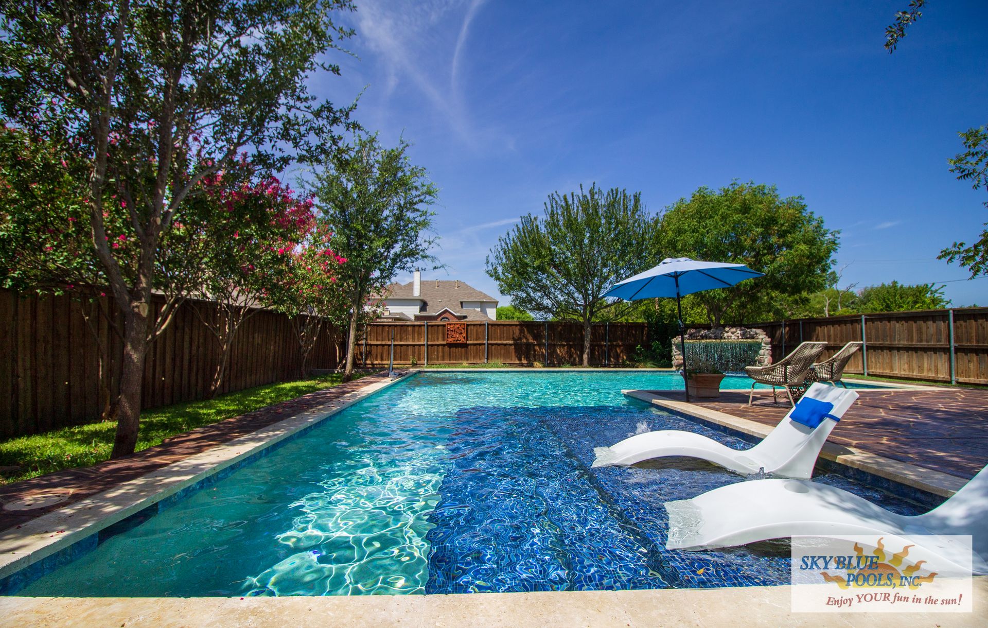 Pool Project Gallery North Richland Hills, TX Sky Blue Pools, Inc.